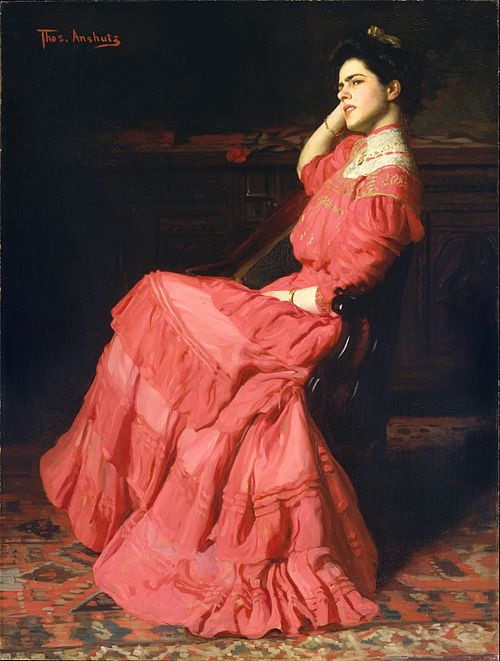 Une rose, 1907, Thomas Pollock Anshutz