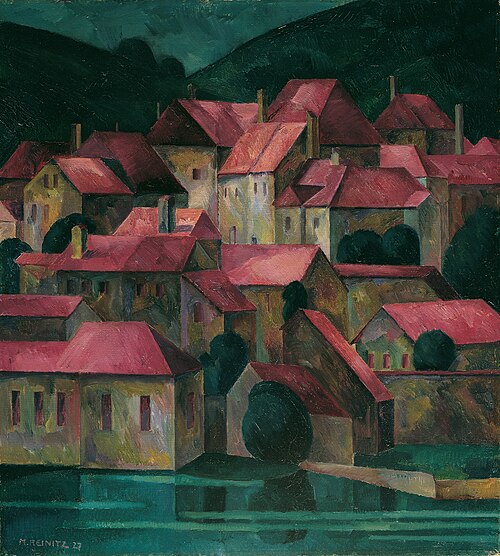 Rote Dächer, 1927, Maximilian Reinitz