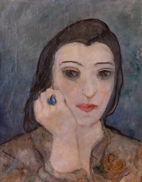Portrait de femme à la bague bleue, 1900, Marie Bermond