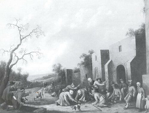 Cripples Receiving Alms, 1654, Joost Cornelisz. Droochsloot