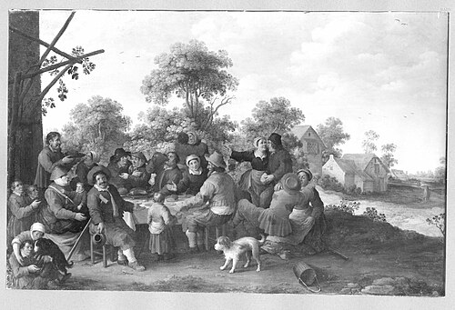 Repas champêtre, 1625, Joost Cornelisz. Droochsloot