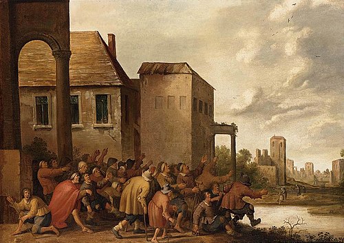 Pool of Bethesda, 1645, Joost Cornelisz. Droochsloot