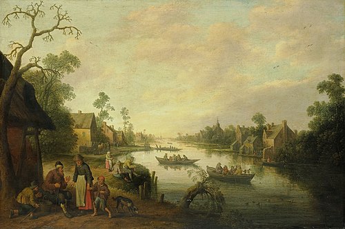 River view, 1650, Joost Cornelisz. Droochsloot