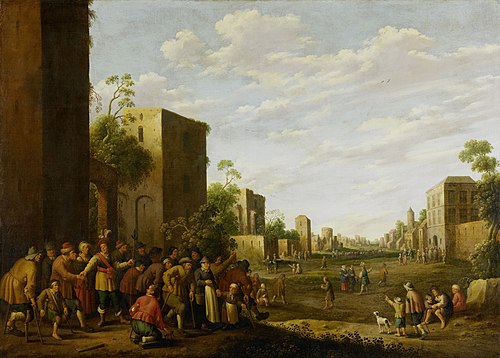 Housing the poor, 1647, Joost Cornelisz. Droochsloot