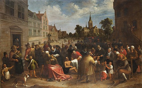 The Seven Acts of Mercy, 1618, Joost Cornelisz. Droochsloot
