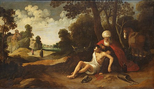 The Good Samaritan, 1617, Joost Cornelisz. Droochsloot