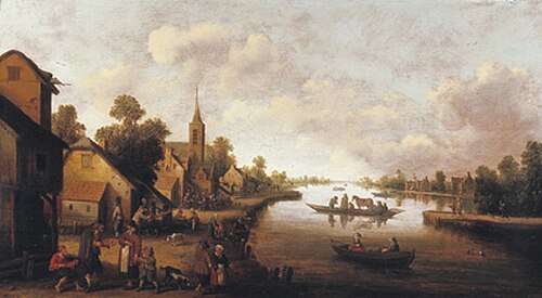 River Landscape, 1652, Joost Cornelisz. Droochsloot