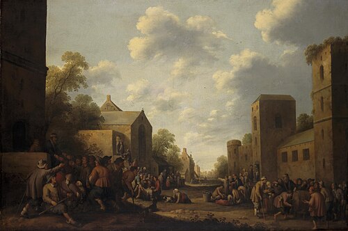 The Seven Acts of Mercy, 1620, Joost Cornelisz. Droochsloot