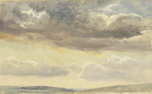 Study of clouds near the sea., 1839, Peter Christian Skovgaard