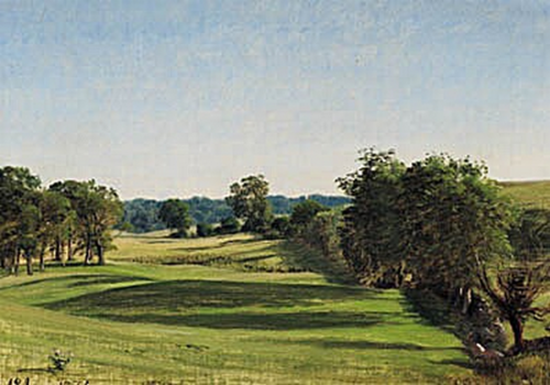 Landscape at Knabstrup., 1874, Peter Christian Skovgaard