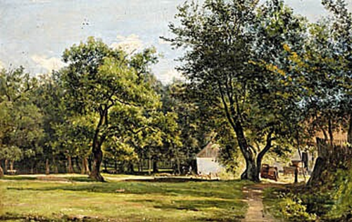 View from Ordrup Krat., 1850, Peter Christian Skovgaard