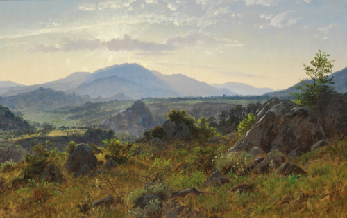 View from the Sabine Hills near Olevano., 1850, Peter Christian Skovgaard