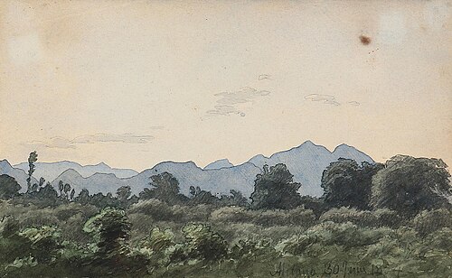 Italian landscape, 1854, Peter Christian Skovgaard