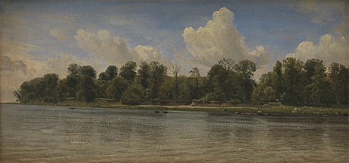 Strand ved Præstø, 1855, Peter Christian Skovgaard