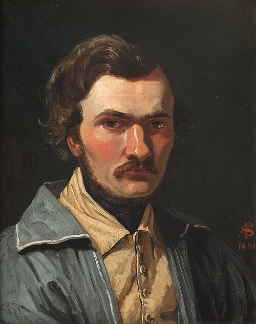 The Painter J.Th. Lundbye, 1841, Peter Christian Skovgaard