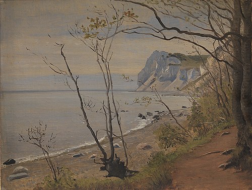 The Cliffs of the Island of Møn, 1850, Peter Christian Skovgaard