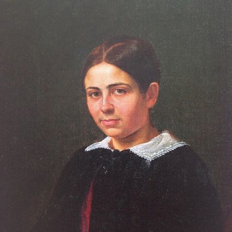Portrait of Georgia Skovgaard, 1869, Peter Christian Skovgaard