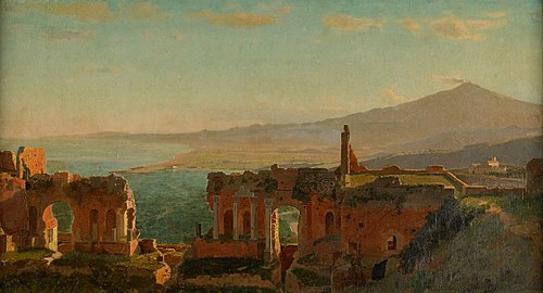 Mt. Aetna from Taormina, 1871, William Stanley Haseltine