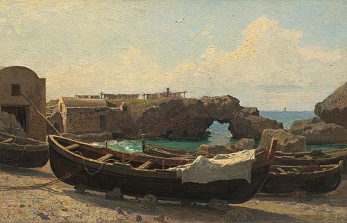Marina Piccola, Capri, 1858, William Stanley Haseltine
