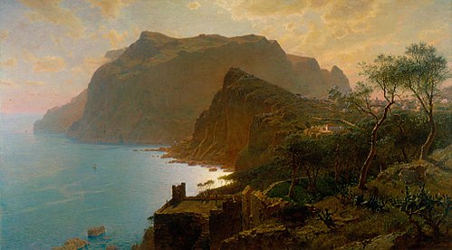The Sea from Capri, 1875, William Stanley Haseltine