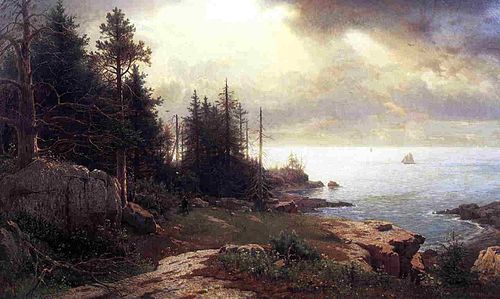 View of Mount Desert, 1850, William Stanley Haseltine
