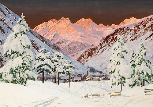 Alpine Mountain Scene, , Alwin Arnegger