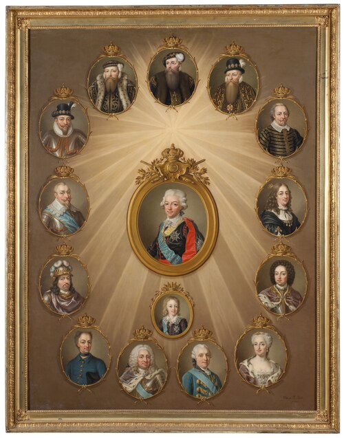 Regentlängd Gustav I – Gustav IV Adolf, 1780, Ulrika Pasch