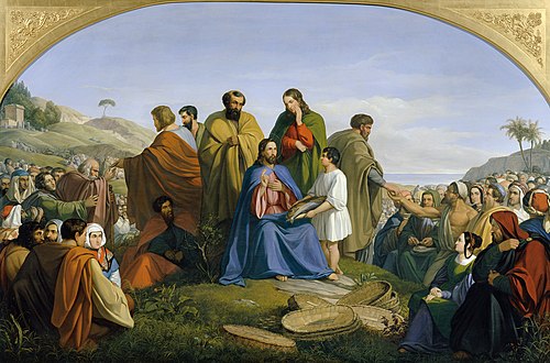 Brotvermehrung, 1838, Anton von Perger