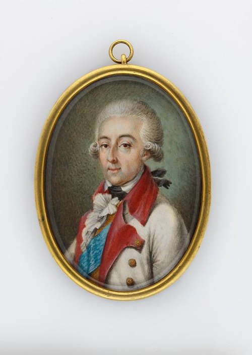 Książę Adam Kazimierz Czartoryski (1734-1823), generał Ziem Podolskich, w mundurze feldmarszałka aus, 1807, Charles d'Auvigny