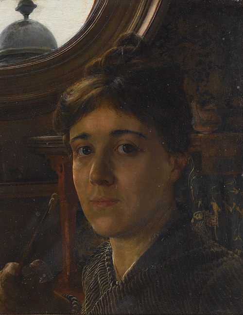 Autoportrait, 1890, Anna Alma-Tadema