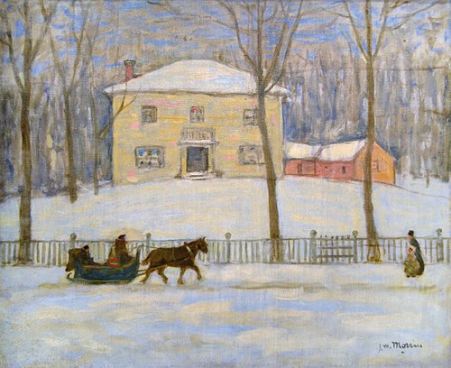 La Vieille Maison Holton à Montréal, 1908, James Wilson Morrice