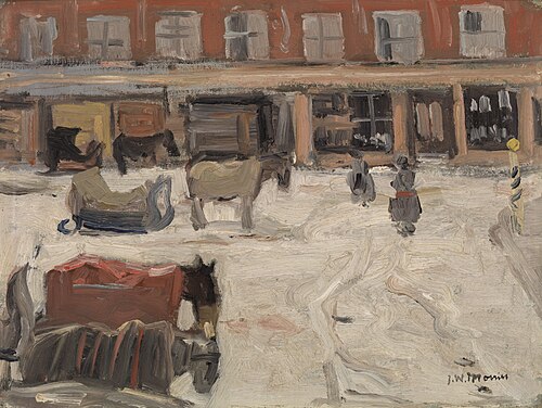 Snow Scene, , James Wilson Morrice