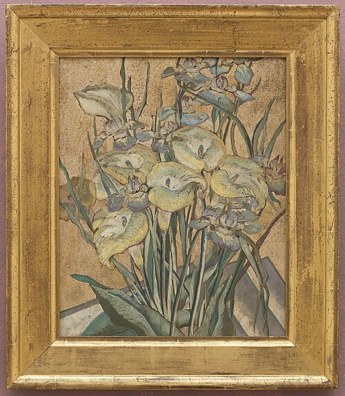 Irises and Calla Lilies, 1890, Maria Oakey Dewing