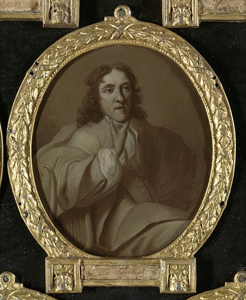 Portrait of Frans de Haes, Poet and Linguist in Rotterdam, 1750, Dionys van Nijmegen