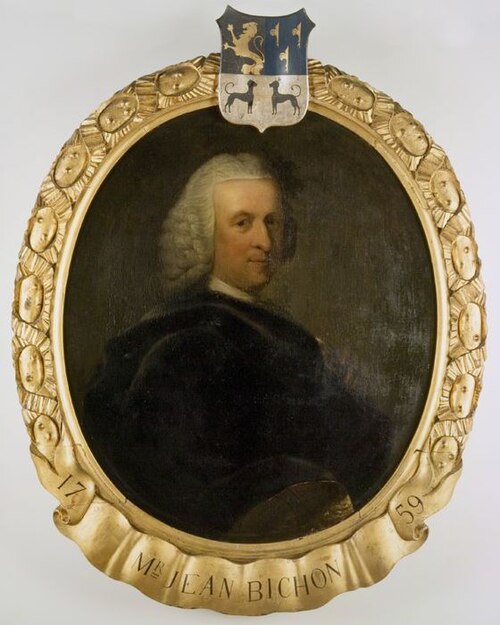 Portret van Jean Bichon (1716-1801), 1764, Dionys van Nijmegen