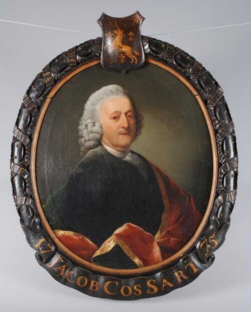 Portret van Jacob Jansz. Cossart (1713-1780), bewindhebber van de VOC tussen 1775 en 1780, , Dionys van Nijmegen