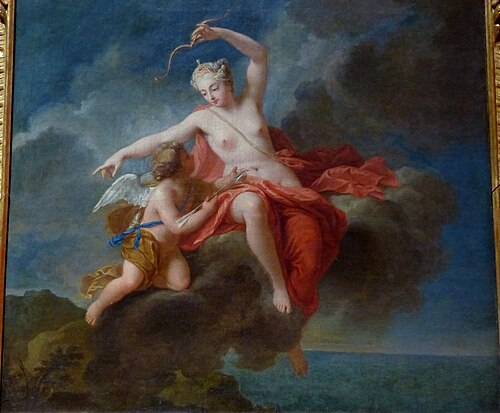 Vénus prive l'Amour de son arc, 1800, Jean-Marc Nattier