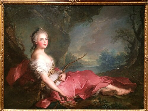Madame Adélaïde en Diane, 1745, Jean-Marc Nattier