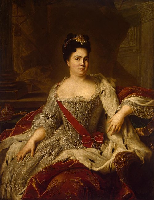 Portrait of Catherine I of Russia, 1717, Jean-Marc Nattier