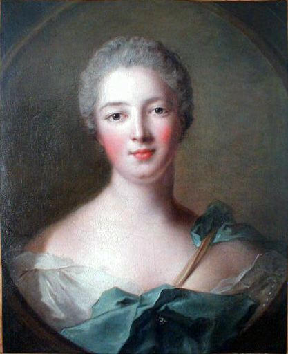 Portrait de Madame de Pompadour (1721-1764) en Diane, 1748, Jean-Marc Nattier