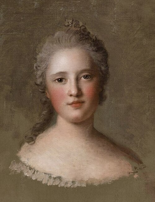 Étude pour le portrait de Marie-Josèphe de Saxe, 1750, Jean-Marc Nattier