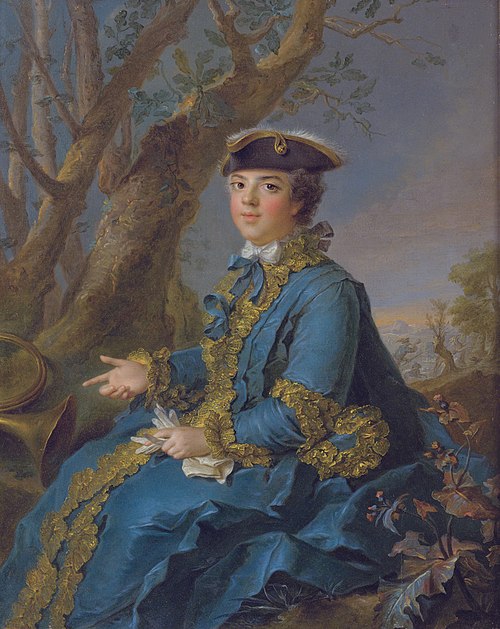 Posthumous portrait of 'Louise Élisabeth of France, 1750, Jean-Marc Nattier