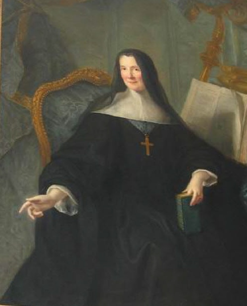 Anne de Clermont-Chaste de Gessans (?-1789), last abbess of Chelles Abbey, 1750, Jean-Marc Nattier