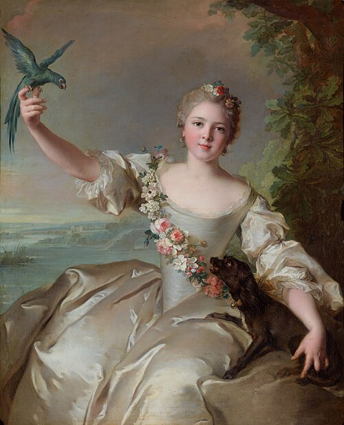 Portrait de Françoise-Renée de Carbonnel de Canisy, marquise d’Antin, 1738, Jean-Marc Nattier