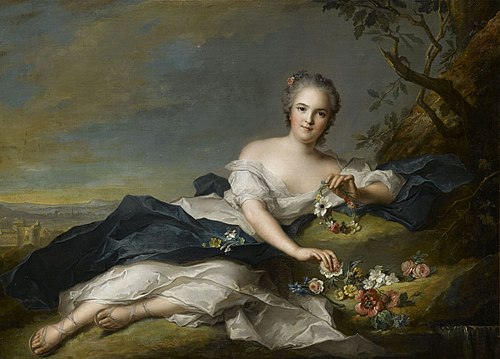 Madame Henriette en Flore, 1745, Jean-Marc Nattier