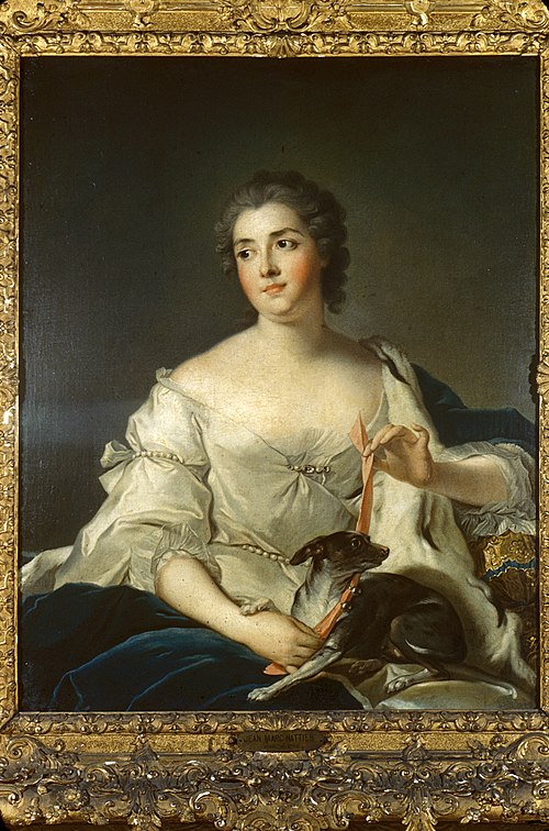 Portrait Of Marquise D'Argenson, 1750, Jean-Marc Nattier