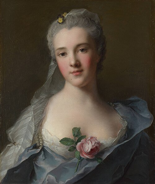 Manon Balletti, 1757, Jean-Marc Nattier