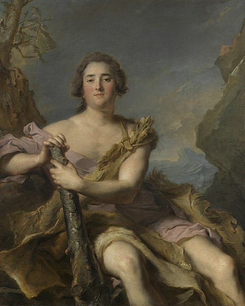 Le Duc de Chaulnes, représenté en Hercule, 1746, Jean-Marc Nattier