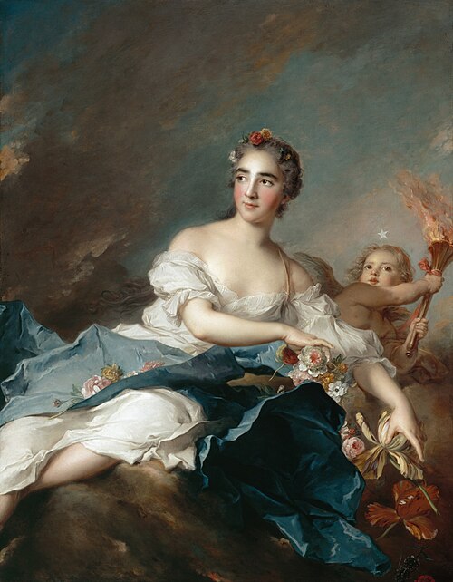 The Countess de Brac as Aurora, 1741, Jean-Marc Nattier