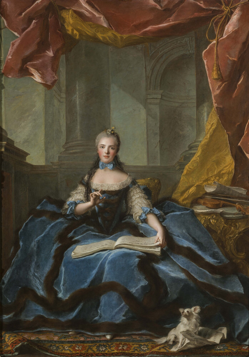 Marie-Adélaïde of France, known as Madame Adélaïde, 1758, Jean-Marc Nattier